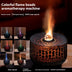 Colorful Flame Beads Aroma Diffuser & Air Humidifier - LED Lights, Essential Oil - Minihomy