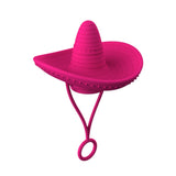 Style Straw Covers Cap - Novelty Cowboy Hat Shaped Toppers