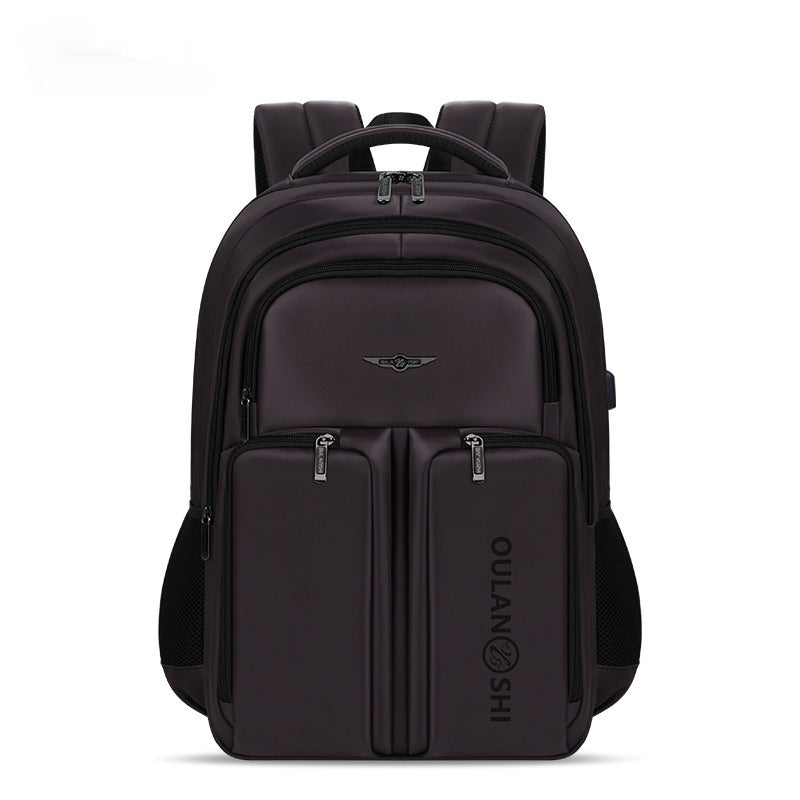 Double-layer Large Capacity Backpack Nylon Stitching - Minihomy