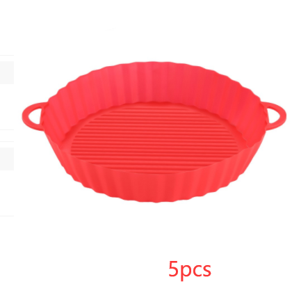 Air Fryer Tray Silicone Kitchen Supplies AirFryer Silicone Pot Grill Pan Accessories - Minihomy