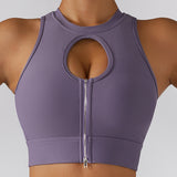 With Zipper Gym Set Fitness Clothing Women Sports