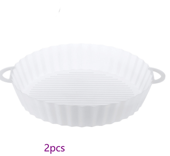 Air Fryer Tray Silicone Kitchen Supplies AirFryer Silicone Pot Grill Pan Accessories - Minihomy