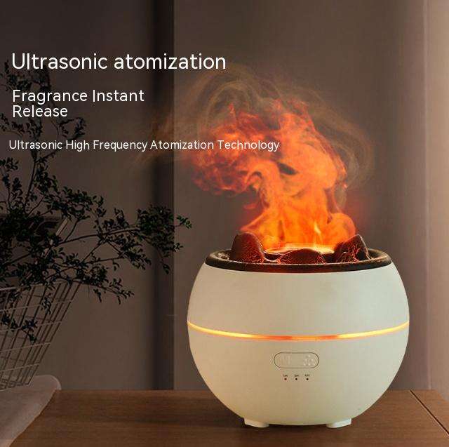 Flame Aroma Diffuser - Household Desk Aromatherapy Humidifier - Minihomy