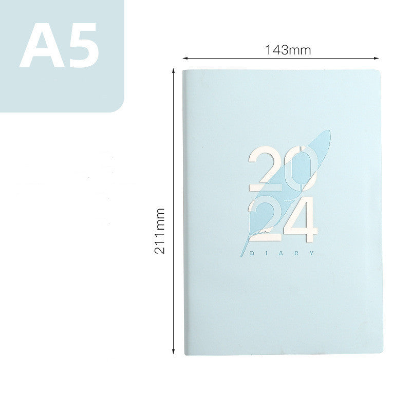 2024 Daily Planner: English Schedule Book - 365 Days - Minihomy