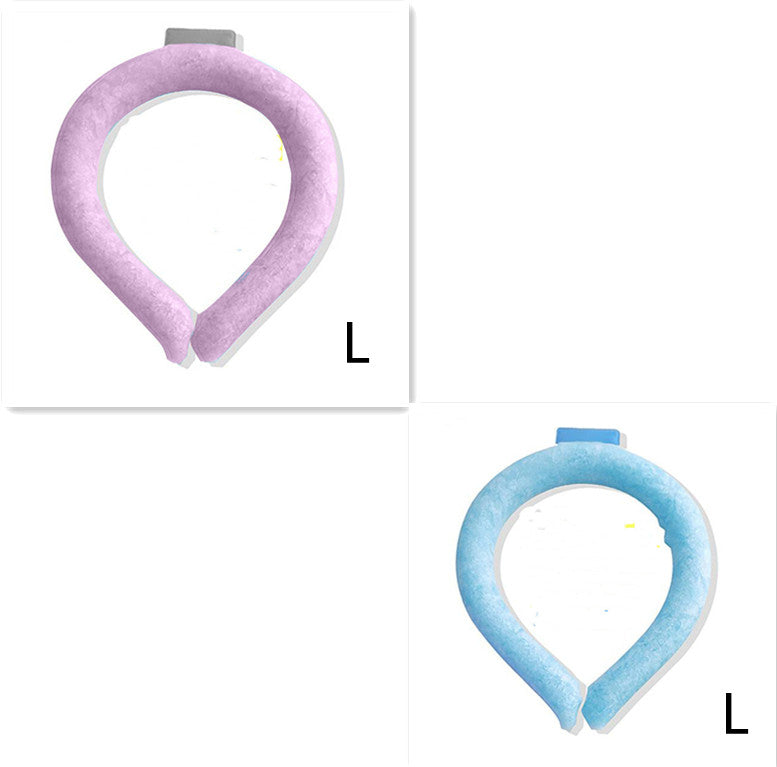 Neck Cooling Ring Ice Cushion Tube Heatstroke Prevention Cooling Tube Ice Reusable Neck