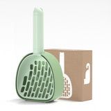 Cat Litter Shovel - Plastic Poop Scoop with Base - Pet Cleaning Tool