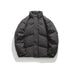 Men's Simple Raglan Sleeve Printing Stand-up Collar Down Jacket - Minihomy