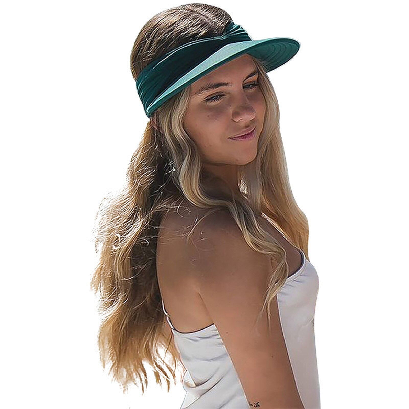 Cross-Border New Anti-Ultraviolet Sun Visor Outdoor Trend Empty Top Hat