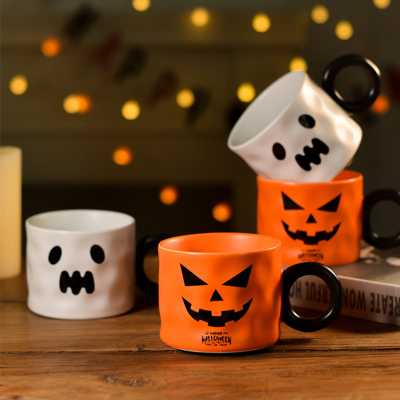 Halloween Gift Pumpkin Cup Ceramic Mug