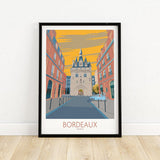 Bordeaux Tourist Poster France Wall Art