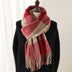 Men's and Women's Thickened Warm Plaid Scarves - Minihomy