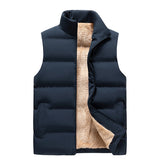 Lambswool Men's Down Cotton Vest Clip Outerwear