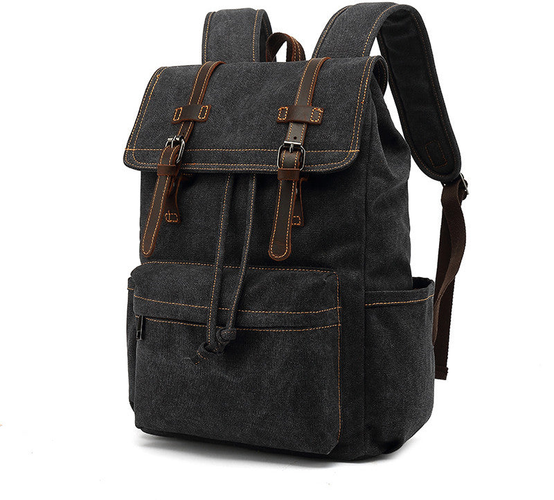 Men's Backpack Vintage Outdoor Travel Canvas Bag