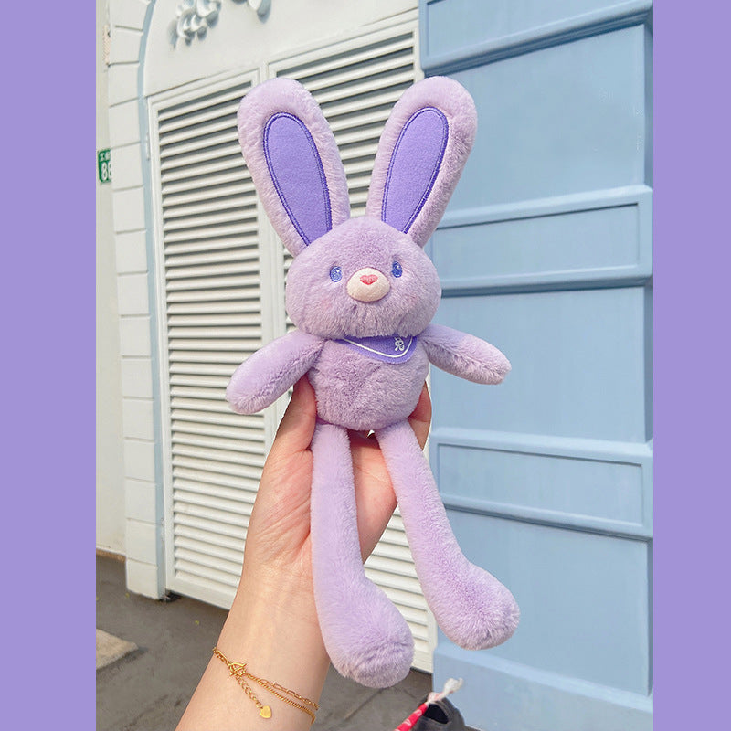 Plush Pull Ears Rabbit Stretch Doll Keychain