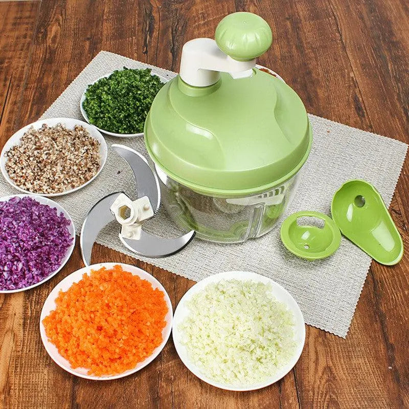 Household Manual Meat Grinder Dumpling Stuffing Kitchen Hand Mixer - Minihomy