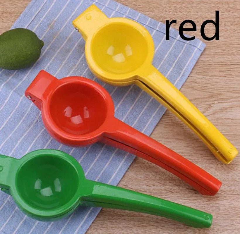 Kitchen Gadgets Colored Handle Manual Lemon Press Plastic Fruit Juicer - Minihomy