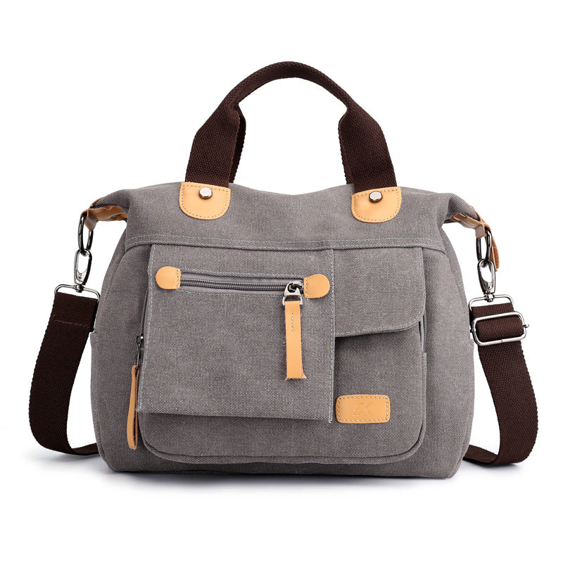 Retro Fashion Canvas Casual Female Bag