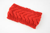 Twist Knitted Wool Headband With Ear Protection Headgear