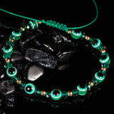 Eye Crystal Bead Pull Adjustable Bracelet - Minihomy