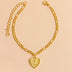 Initial Letter Anklet Gold Color Heart Pendant Foot Bracelets Women - Minihomy