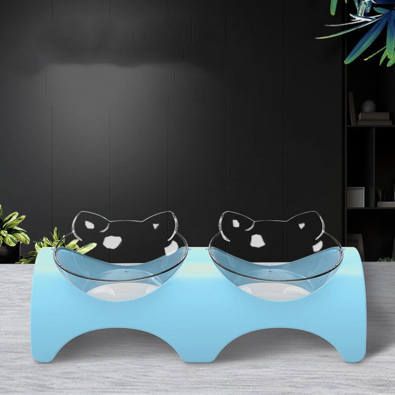 Cat bowl with slanted cat ears - Minihomy