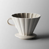 Hand-pushed filter cup ceramic handmade coffee filter cup - Minihomy