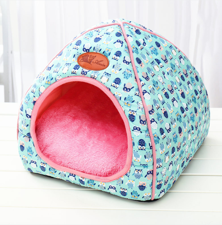 Cat House Closed Folding Cat Villa Teddy Pet Supplies