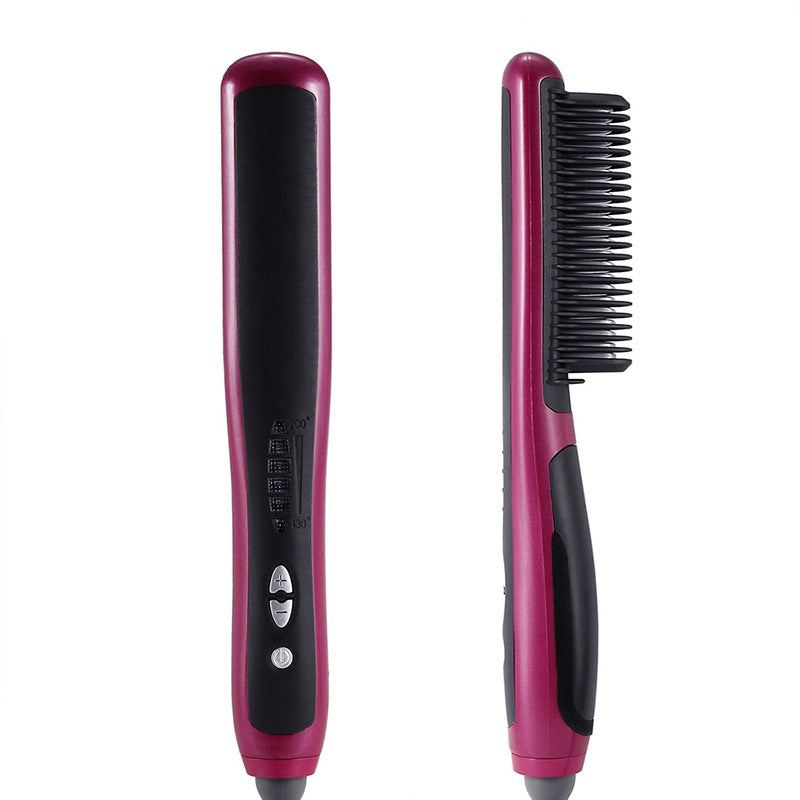 Lazy straight hair electric ceramic comb