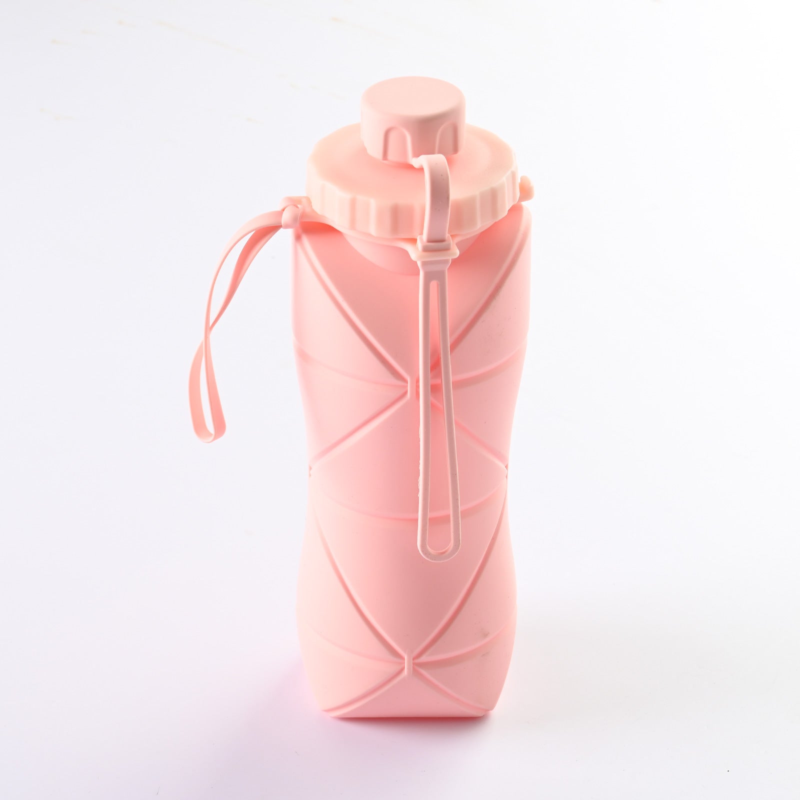 600ml Folding Silicone Water Bottle - Portable Sports Bottle