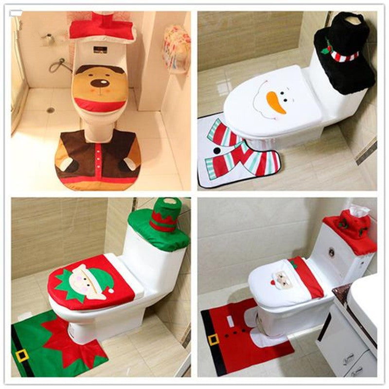 Christmas Toilet Seat Cover - Minihomy