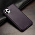 Plain PU imitation original phone case - Minihomy