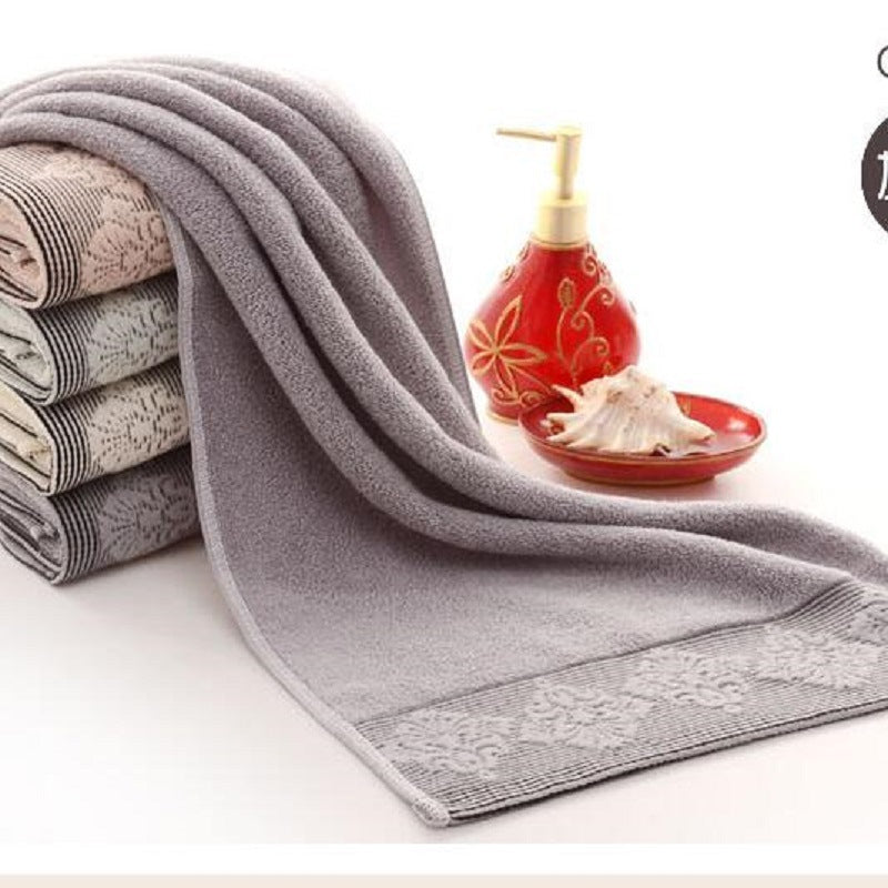 Soft absorbent cotton towel