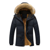 Winter Jacket Men's Cotton Jacket With Hood