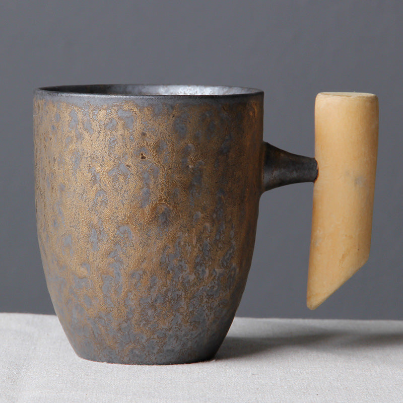 Japanese-style Vintage Ceramic Coffee Mug