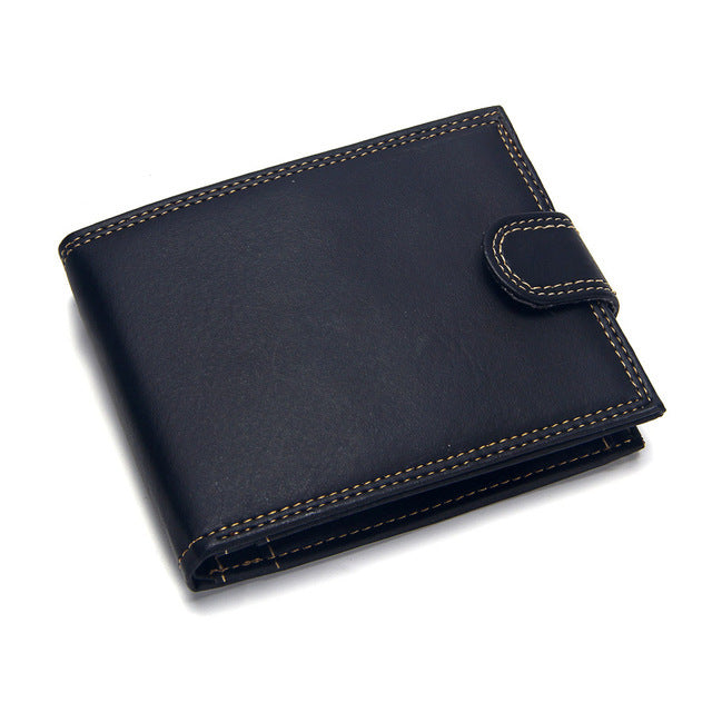 Leather PU Bifold Short Wallets