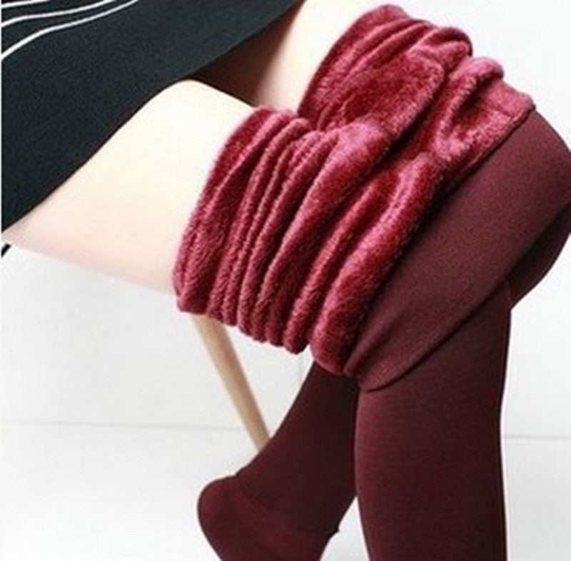 Pearl Velvet Warm Leggings - Minihomy