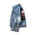 Jeans Letterheads Jacket Hip Men's Jeans Blue Jacket - Minihomy