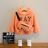 Toddler Kids Baby Girls Boys Cute Hoodies Sweater Winter Warm Top Long Sleeve