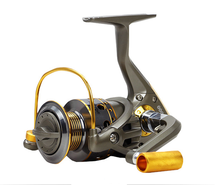 10-axis metal head reel fishing reel metal handle fishing tackle - Minihomy