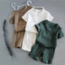 Baby Summer Cotton Soft Set - Short Sleeve Shorts Two-Piece Set for Kids - Minihomy