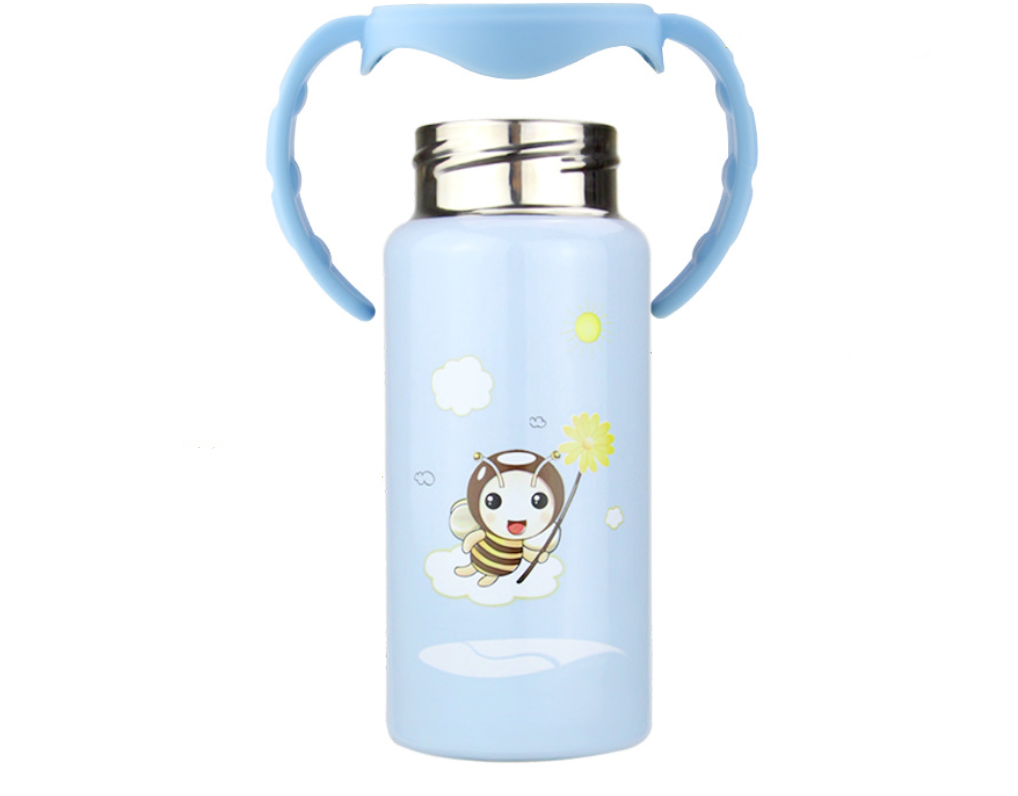 Baby stainless steel insulated feeding bottle