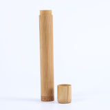 Bamboo Toothbrush Novelty Wooden Teeth Brush soft-bristle Bamboo Fibre Wooden Handle Bamboo Tube Charcoal Set - Minihomy