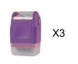 Mini Roller stamp self-Inking Stamp Messy Code Security Identity Theft Protection Seal - Minihomy