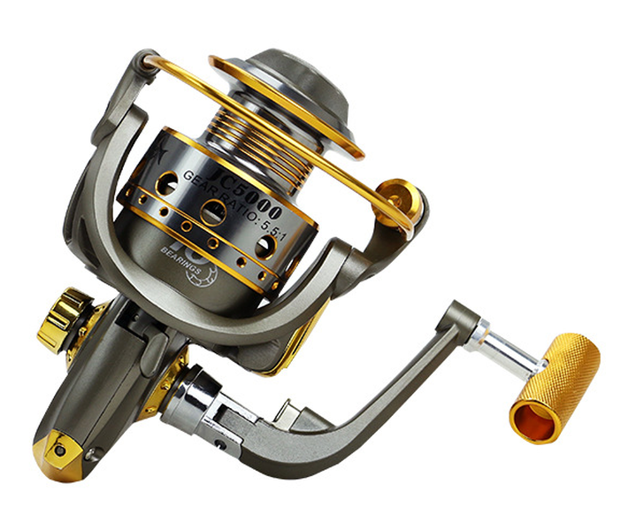 10-axis metal head reel fishing reel metal handle fishing tackle - Minihomy