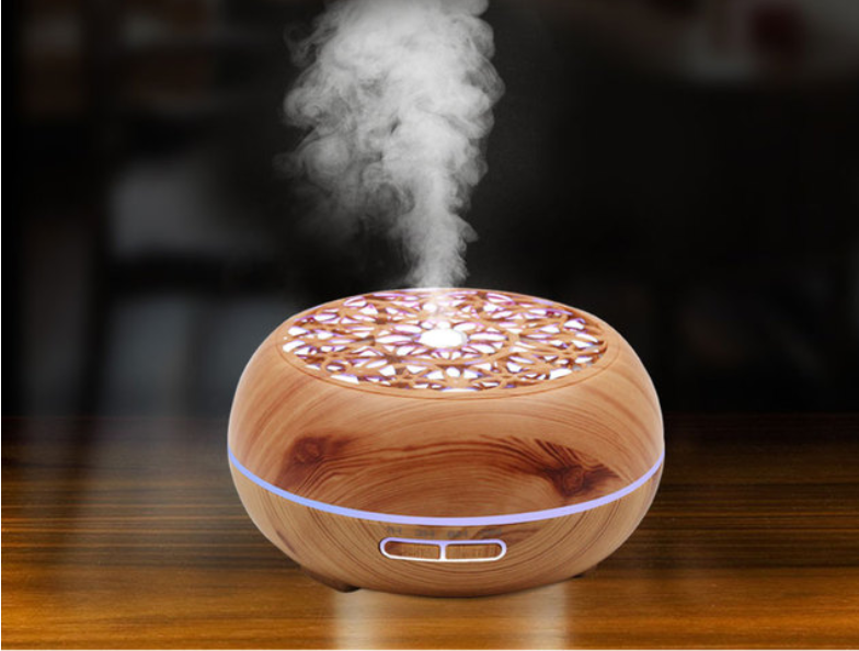 Wood grain hollow aroma diffuser