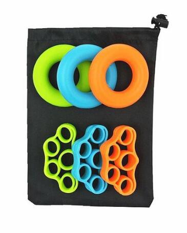 3 Level Finger Stretcher Resistance Bands - Hand Grip Strengthener, Improve Dexterity & Flexibility - Minihomy