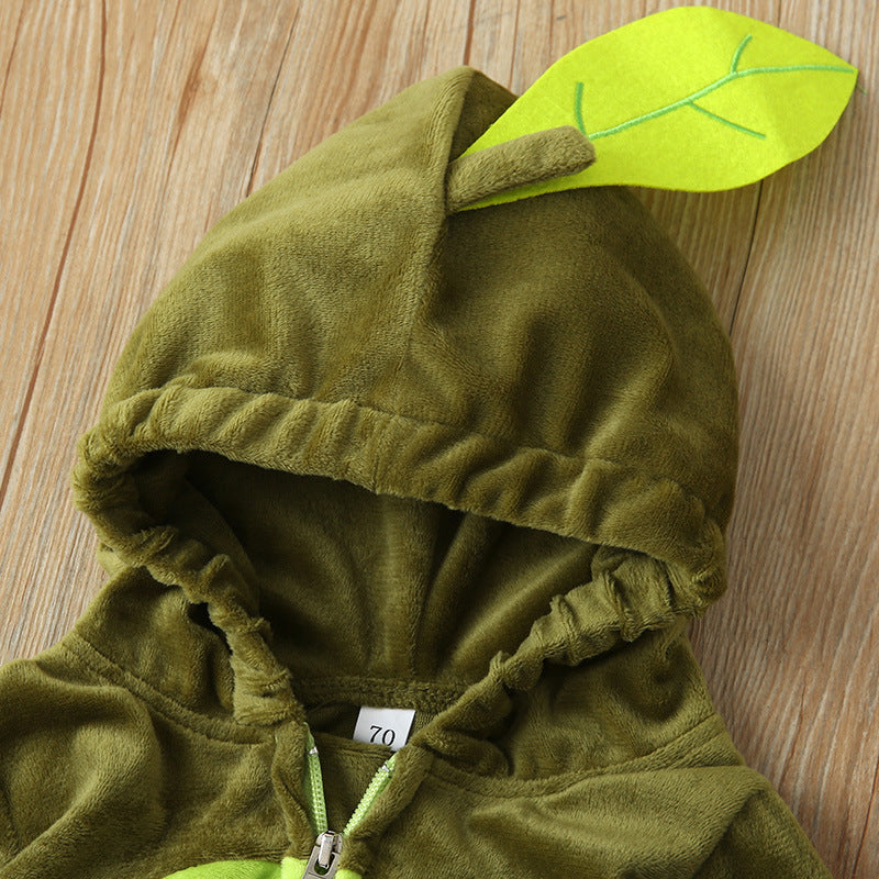 Baby Hooded Crawling Baby Jumpsuit - Minihomy