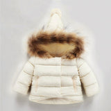 Unisex Baby Down Hooded Winter Jacket