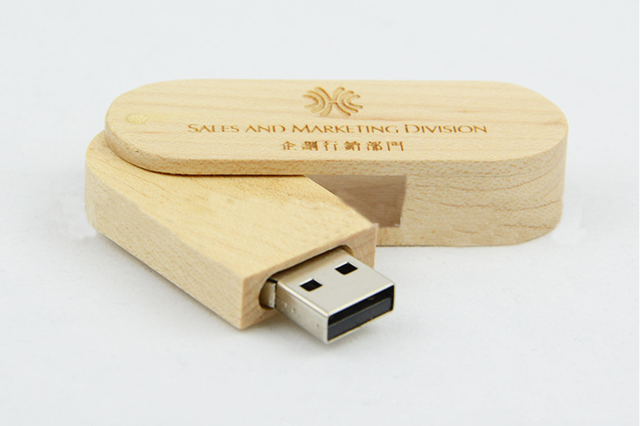 Personalized Wooden U Disk for Gifts or Daily Life - Minihomy