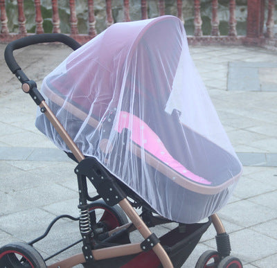 Increase baby stroller nets Baby stroller encryption full cover nets General dustproof and anti-mosquito